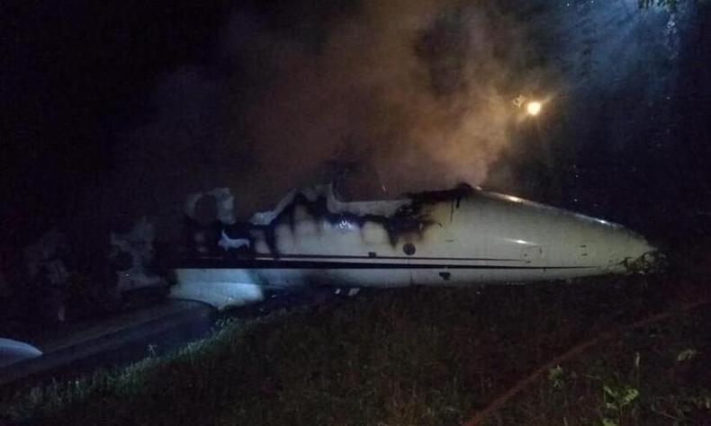 Aeronave tinha como destino o Aeroporto So Pedro, em Igaratinga(foto: Divulgao/Corpo de Bombeiros)