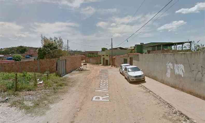Vtima foi assassinada na Rua Nossa Senhora de Ftima, no Bairro Santa Ceclia(foto: Reproduo da internet/Google Maps)