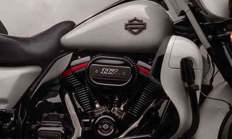 O motor com 1.923cm fornece 17,2kgfm de torque(foto: Harley-Davidson/Divulgao)