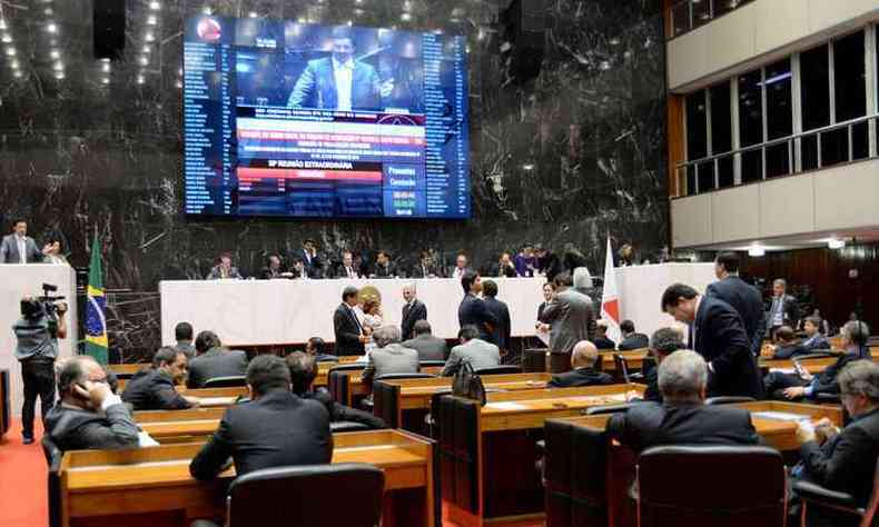 Os deputados estaduais aprovaram a autorizao para o decreto no ltimo dia 7(foto: Rala Melo/ALMG)