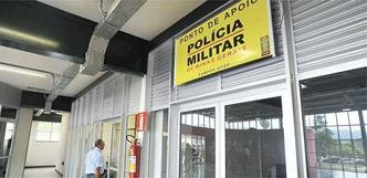 Ponto de apoio da PM prestes a ser inaugurado no c�mpus da Universidade Federal de Ouro Preto(foto: LEANDRO COURI/EM/D.A PRESS)