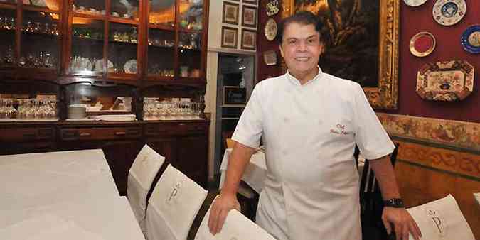 Remo Peluso, que comanda um restaurante italiano, aposta em casa cheia durante toda a semana(foto: Marcos Michelin/EM/D.A Press)