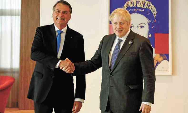 Bolsonaro e o primeiro-ministro da Inglaterra, Boris Johnson, e reuniram ontem em Nova York, antes da Assembleia-Geral da ONU