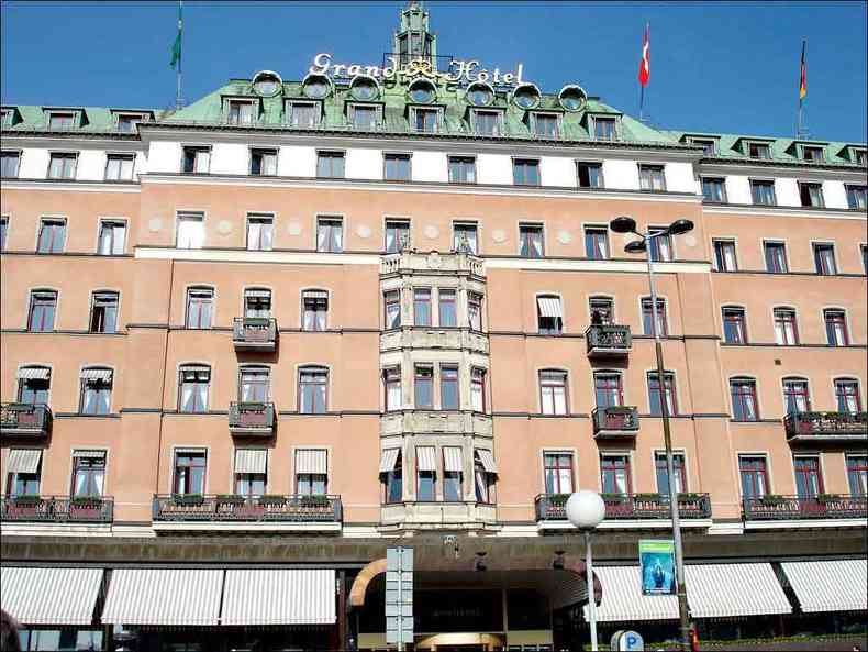 Construdo em 1872, este hotel de luxo fica em frente ao Estreito de Vrtan, a 6 minutos a p do Palcio de Estocolmo(foto: Allan Carvalho/Especial para o EM %u2013 25/3/07)
