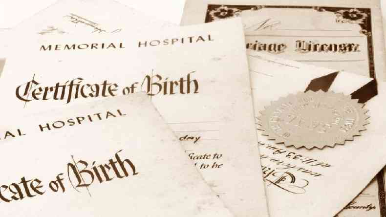 Certidão de nascimento