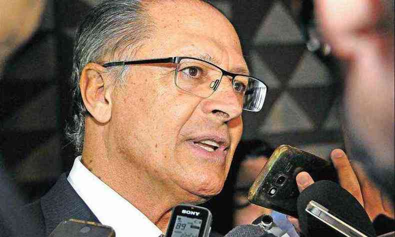 Alckmin  citado em delaes de executivos da Odebrecht(foto: Jeff Zelevansky/AFP)
