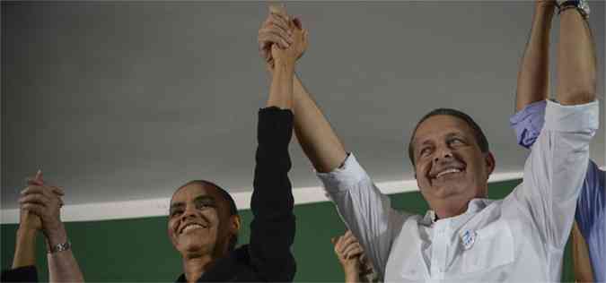Eduardo Campos (PSB) negou que exista uma crise entre ele e Marina Silva (Rede) na definio de candidatos para disputa nos estados(foto: Jos Cruz/ABr)