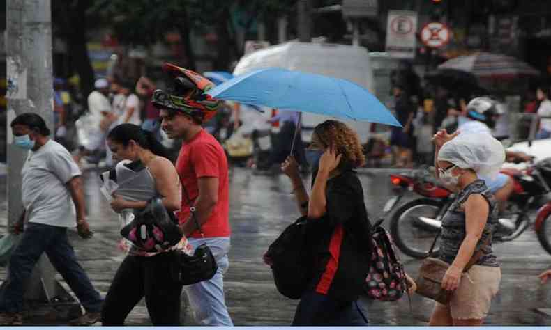 Natal deve ser com chuva e clima fresco, segundo meteorologistas(foto: Juarez Rodrigues/EM/D.A Press)