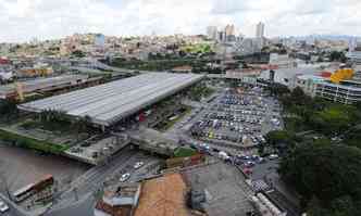 Terminal Israel Pinheiro est sendo estruturado para receber de volta 25 linhas(foto: Gladyston Rodrigues/EM/D.A Press)