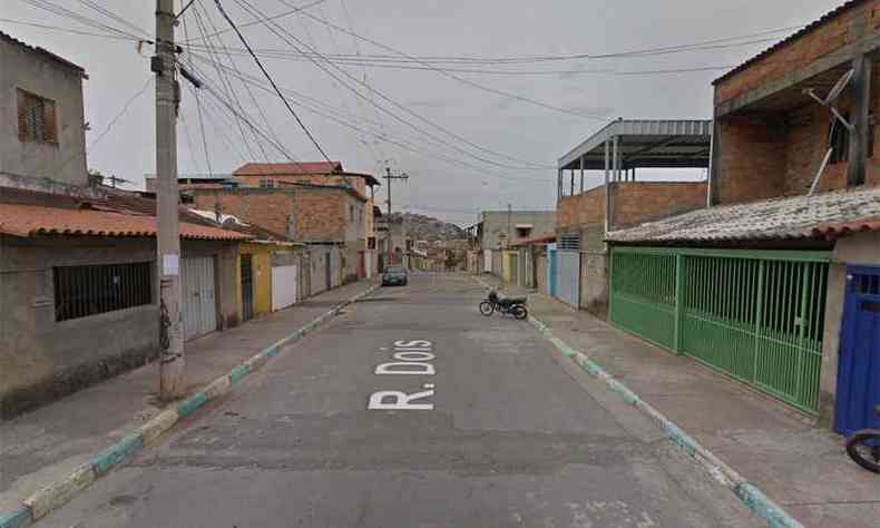 Corpo foi encontrado em terreno na Rua Dois, no Bairro Novo Tupi(foto: Reproduo da internet/Google Maps)