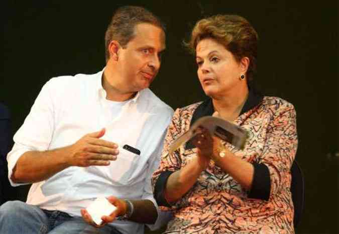 Antes aliados, Eduardo Campos e Dilma Rousseff sero adversrios na disputa presidencial de 2014(foto: Annaclarice Almeida/DP/D.A Press)