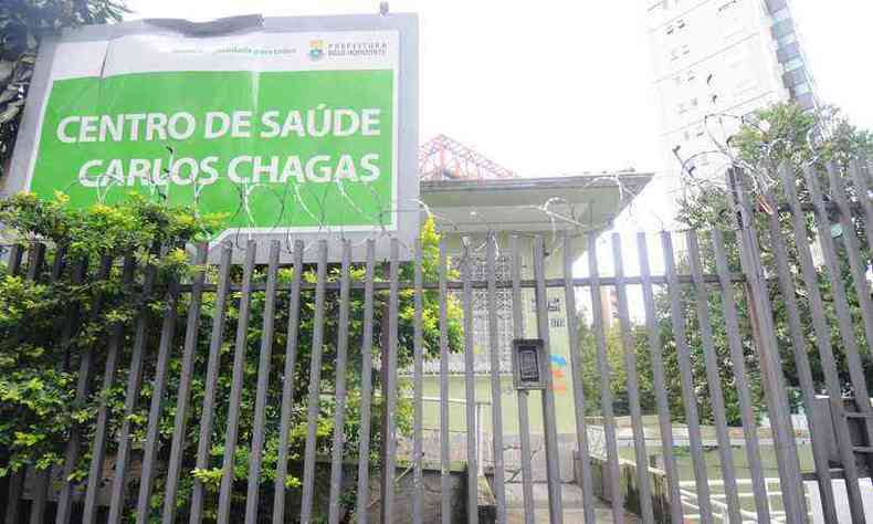 Centro de Sade Carlos Chagas, na Avenida Francisco Salles, no Santa Efignia, passa a funcionar 24 horas a partir desta sexta (26/3) (foto: Leandro Couri/EM/D.A Press - 16/04/2020)