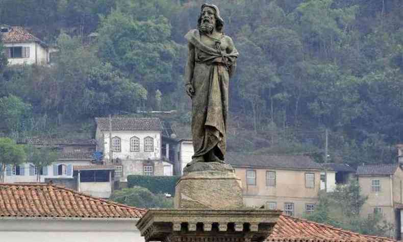 Esttua de Tiradentes em Ouro Preto