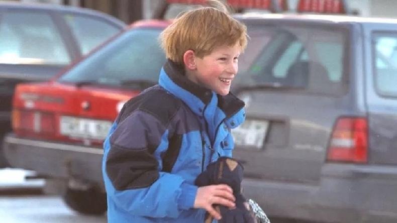 Príncipe Harry em 1996(foto: Getty Images) Príncipe Harry quando criança