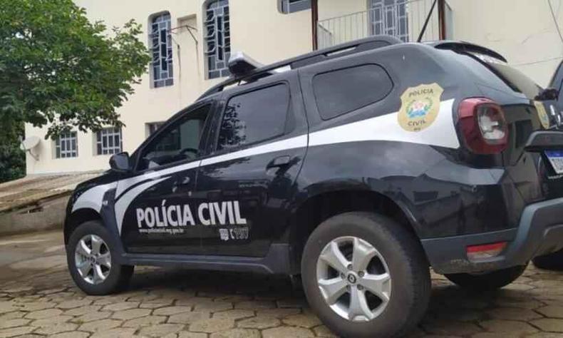Autor de homicídio cometido em Guanhães foi preso em Paulistas(foto: PCMG/Divulgação) Foto meramente ilustrativa de uma viatura da Polícia Civil