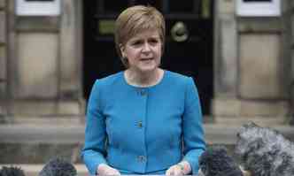 Nicola Sturgeon, a primeira-ministra da Esccia(foto: OLI SCARFF / AFP)