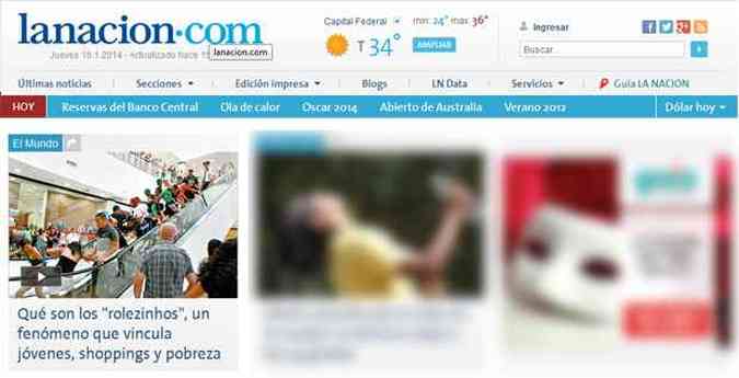 O portal do jornal argentino La Nacin ressaltou que os 