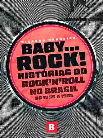 Capa do livro Baby rock imita o visual de antigos lps
