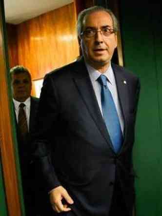 Eduardo Cunha est cada vez mais acuado por denncias e presses que podem tir-lo da presidncia da Cmara e ainda cassar seu mandato(foto: ANDRESSA ANHOLETE/AFP)