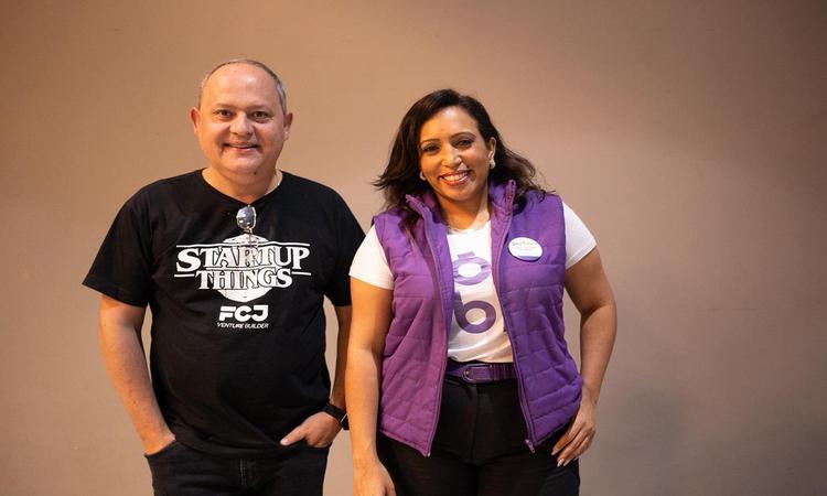 Dany Carvalho, CEO do rbi Conecta, e Paulo Justino, fundador e CEO da FCJ