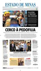 Confira a Capa do Jornal Estado de Minas do dia 21/10/2017