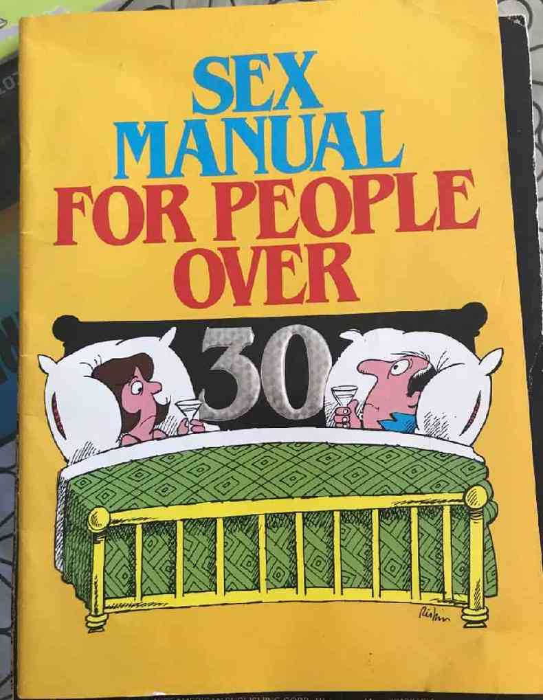 'O manual de sexo para pessoas com mais de 30 anos': livro de Ira Alterman(foto: BBC)