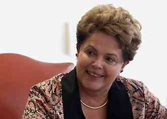 Dilma minimizou declaraes do Suplicy sobre a economia (foto: Andre Coelho/Agencia O Globo)