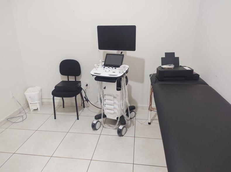 O aparelho de ultrassom doado pelo MPT