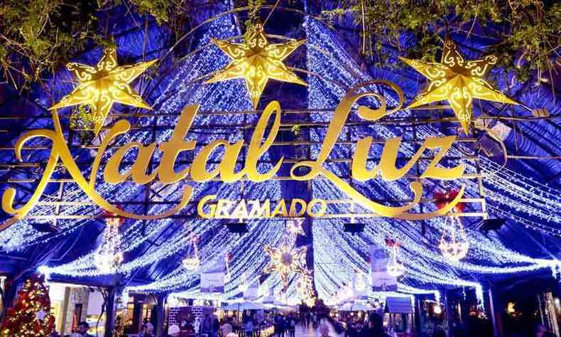A cada ano, mais turistas do Brasil e do exterior visitam Gramado para viver a magia do Natal com muita tecnologia, luzes e shows variados (foto: Cleiton Thiele/SerraPress)