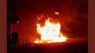Ônibus é incendiado no bairro Novo das Indústrias, em BH