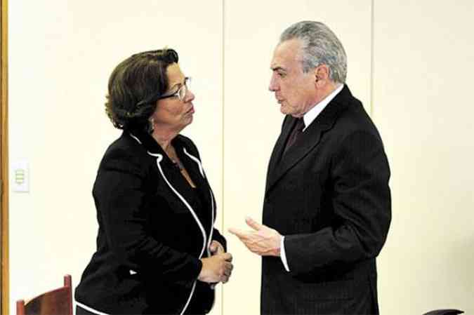 Ideli e Temer foram escalados por Dilma para negociar com a base aliada(foto: Ronaldo de Olibeira?CB/D.A Press)