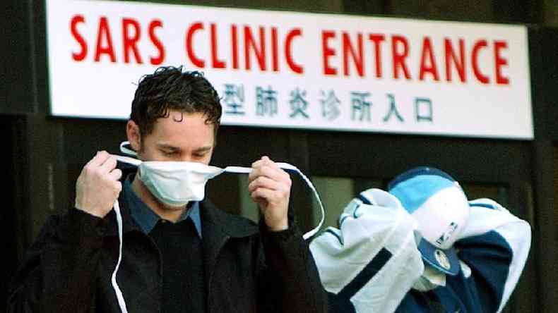 A epidemia de Sars tambm comeou na China e se espalhou para 26 pases, com quase 8,1 mil casos confirmados(foto: Getty Images)