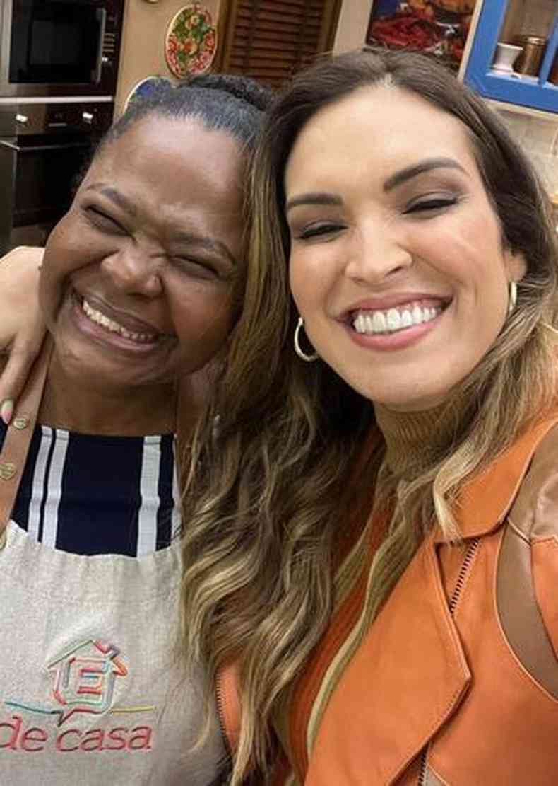 Talitha Morete e Dona Silene no programa 'É de casa' de sábado (11/6)
