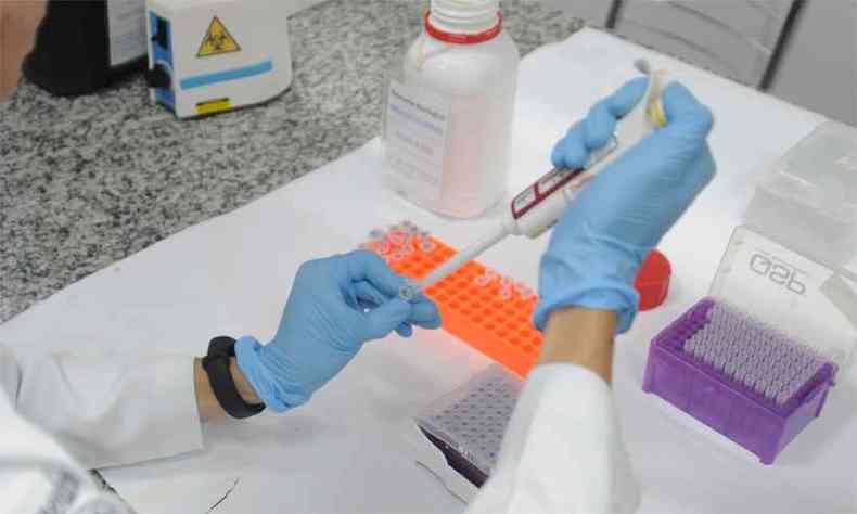Pesquisadores da UFMG desenvolvem teste para diagnostico do coronavirus(foto: Tlio Santos/EM/D.A Press)