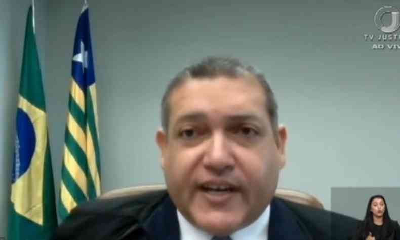 Segundo o ministro Nunes Marques, 'alguns veculos de imprensa' o chamaram de 'negacionista e genocida'(foto: STF/Reproduo)