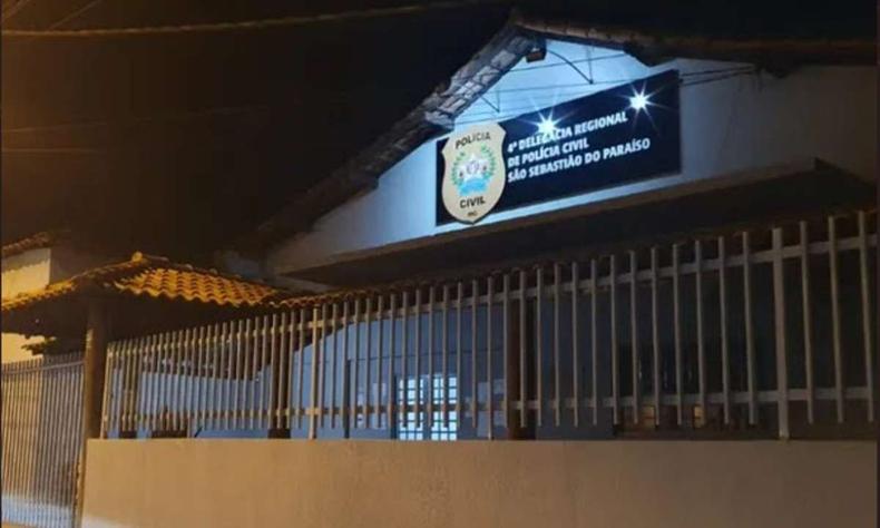 A Polícia Civil afirma que as investigações irão continuar(foto: Foto: Polícia Civil de Minas Gerais/Twitter/Divulgação) Fachada de uma delegacia da Polícia Civil