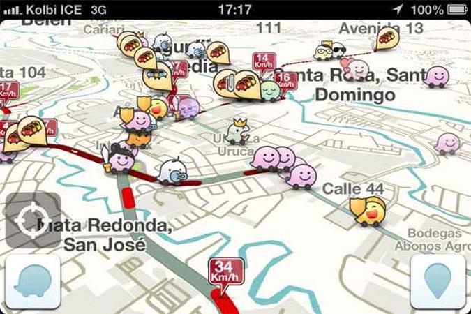 (foto: Waze/Reprodução ) (foto: Waze/Reprodução )