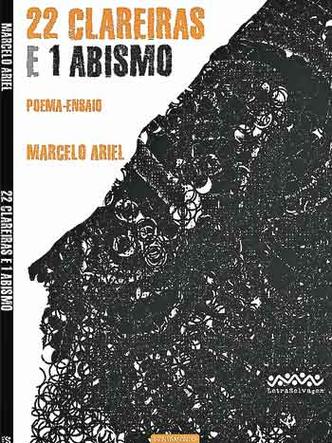 Perfil remete a rosto humano na capa do livro 22 clareiras e um abismo