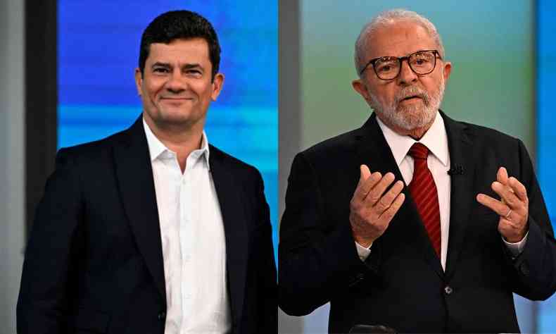 Montagem: Sergio Moro x Lula