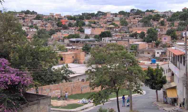 O Bairro Felicidade, em Betim, , segundo as policias Civil e Militar, dos mais violentos da Grande BH