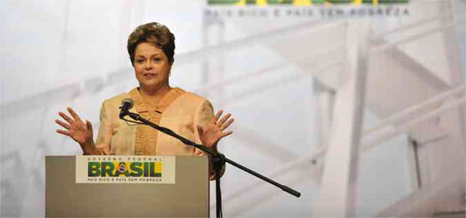 A presidente Dilma Rousseff tem se empenhado em visitas a Minas Gerais(foto: Alexandre Guzanshe/EM/D.A Press)