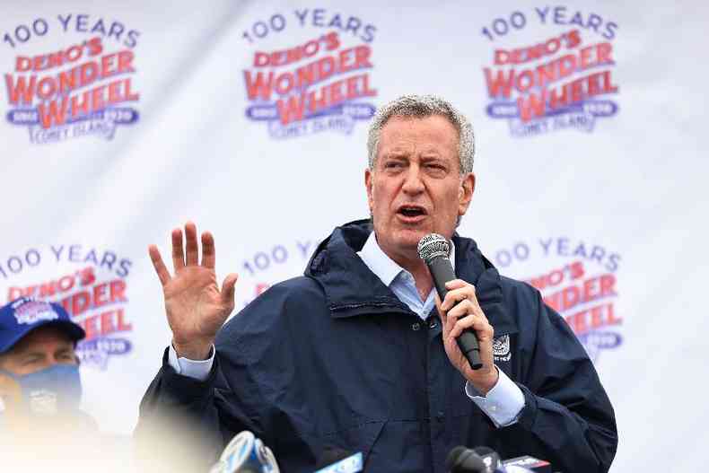 Bill de Blasio, prefeito de Nova York: 