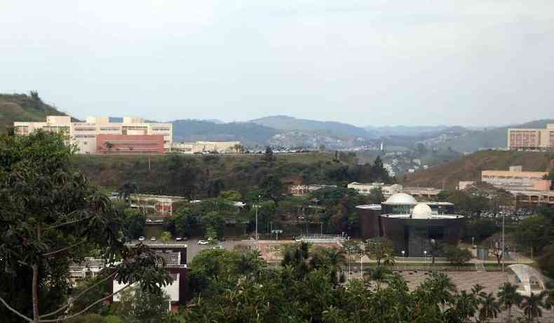 Foto panormica da UFJF.