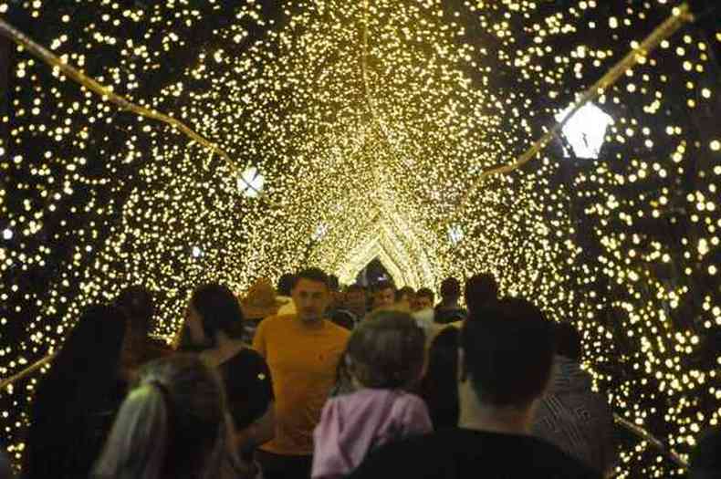 Veja como ficou a decoração de Natal em Poços de Caldas