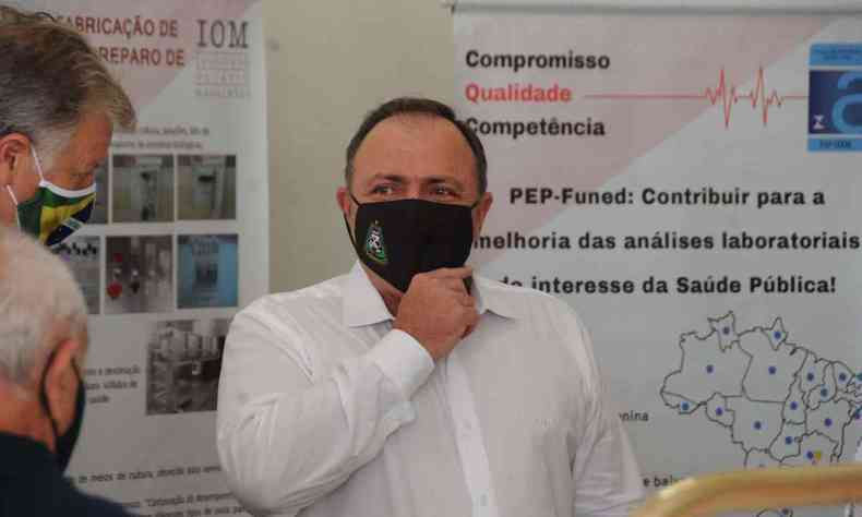 Eduardo Pazuello (foto)  o ministro da Sade desde maio do ano passado(foto: Juarez Rodrigues/EM/D.A Press)
