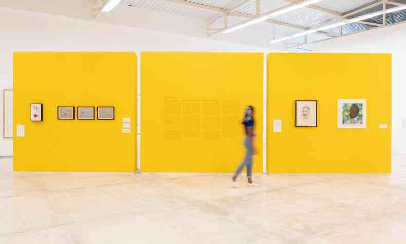 Vistas da exposição Abdias Nascimento, Tunga e o Museu de Arte Negra, na Galeria Mata, Inhotim