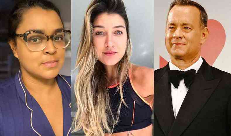 Preta Gil, Gabriela Pugliesi e Tom Hanks esto entre famosos infectados pelo novo vrus(foto: Instagram e Wikicommons)