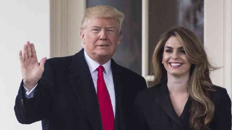 Hope Hicks  uma das assessoras mais prximas de Trump(foto: Getty Images)