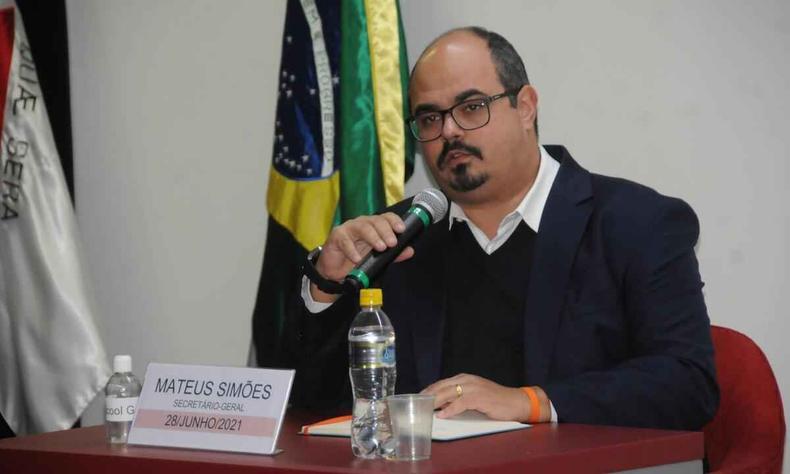 Mateus Simes, candidato a vice-governador pelo Novo