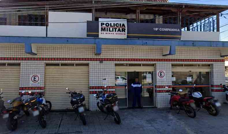 Sede da 18 Companhia da Polcia Militar, no Bairro Guarani